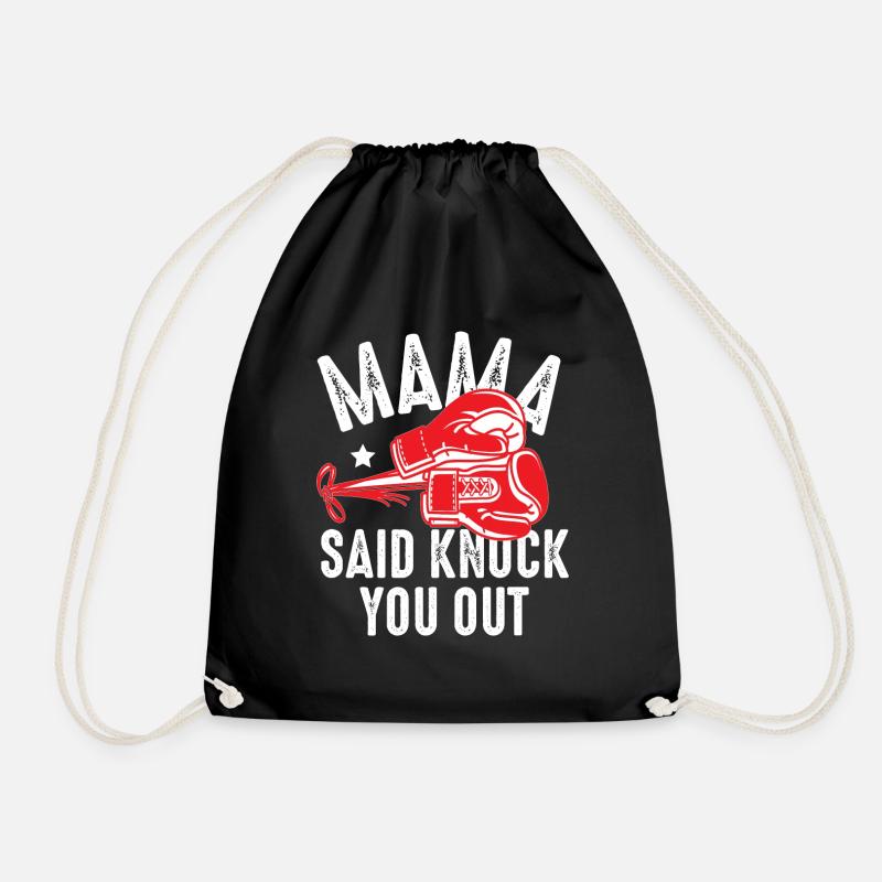 Mama Said - Drawstring Bag - black