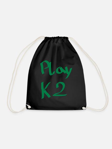 K2 - Turnbeutel - Schwarz