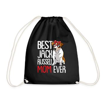 Best Jack Russell Mom ever Hundezüchter - Turnbeutel - Schwarz - Vorne