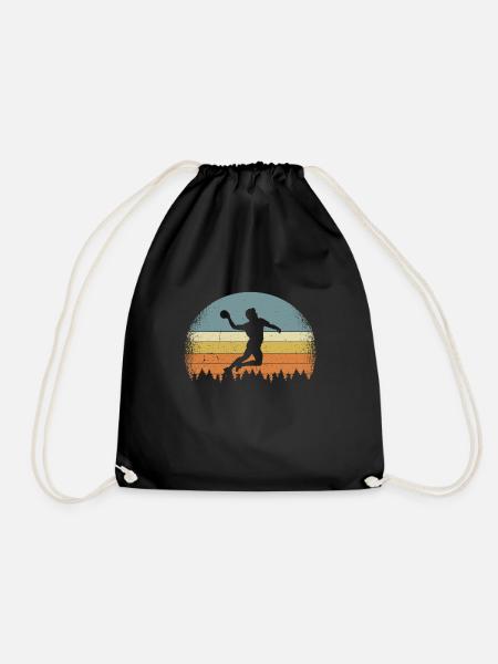 Handball Handballer Handballspieler - Turnbeutel - Schwarz