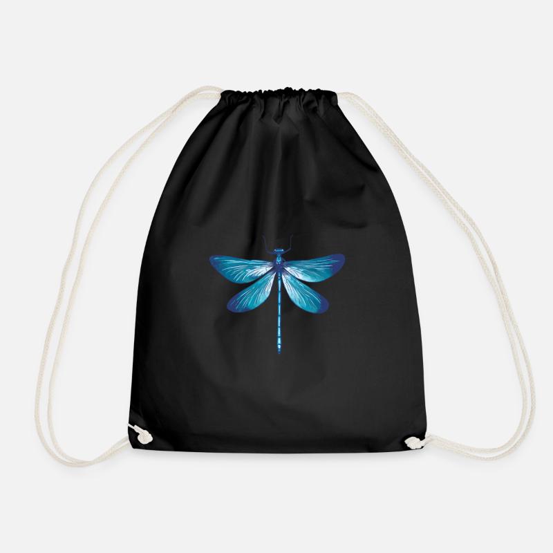 Libellules Insectes nature Entomologiste Biologiste - Sac de sport léger - noir