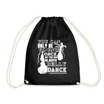 Belly Dance Always Belly Dance - Drawstring Bag - black - Front