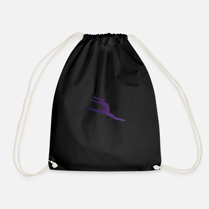 Gymnastics Gymnastics Gymnastics Artistic Gymnastics Gymnast - Drawstring Bag - black