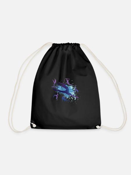 Gymnastique Gymnastique Gymnastique Gymnastique Gymnastique Kunssturnen Turnerin - Sac de sport léger - noir