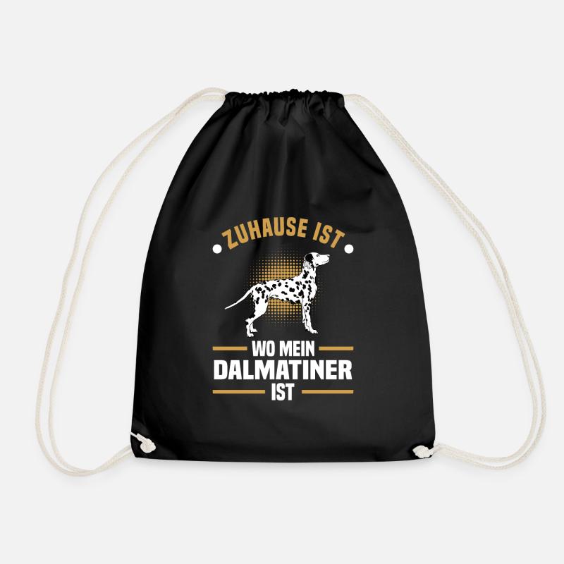 Dalmatiner - Turnbeutel - Schwarz