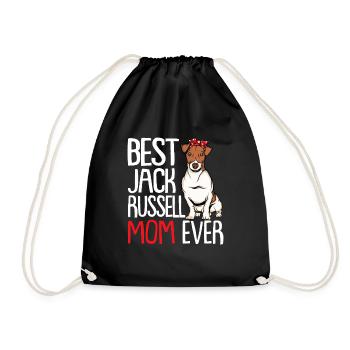 Best Jack Russell Mom Ever - Turnbeutel - Schwarz - Vorne