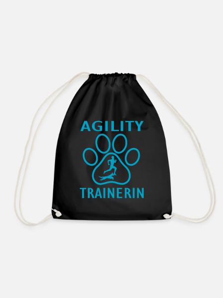 Hund Dog Agility - Turnbeutel - Schwarz
