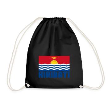 Kiribati - Turnbeutel - Schwarz - Vorne