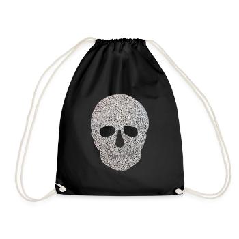 Diamond Skull - Turnbeutel - Schwarz - Vorne