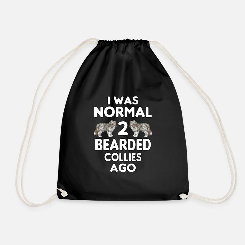 Bearded Collie - Turnbeutel - Schwarz