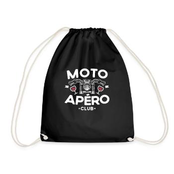 Moto Apéro Club - Sac de sport léger - noir - Devant