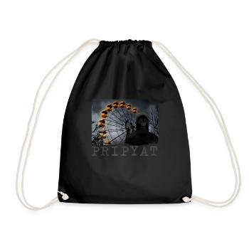 Pripyat - Radioactive ghost town Chernobyl - Drawstring Bag - black - Front