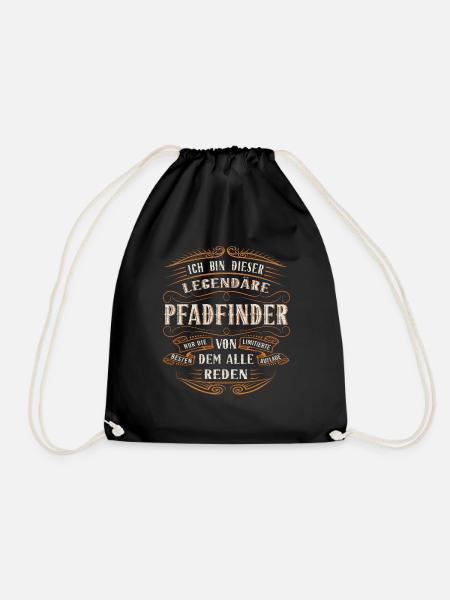 Pfadfinder ich bin dieser legendäre Pfadfinder - Turnbeutel - Schwarz