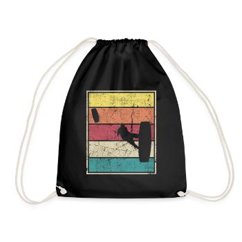 Surf de vela - Sac de sport léger - noir - Devant