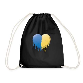 Drapeau ukrainien Shirs ukrainiens Cadeau - Sac de sport léger - noir - Devant