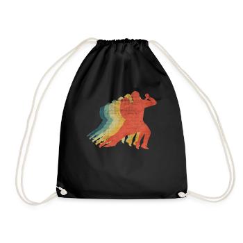 Tango Dance Retro Vintage Color - Sac de sport léger - noir - Devant