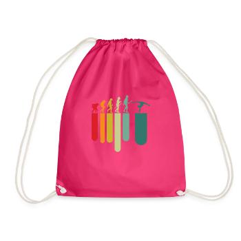 Gymnastik Evolution - Turnbeutel - Fuchsia - Vorne
