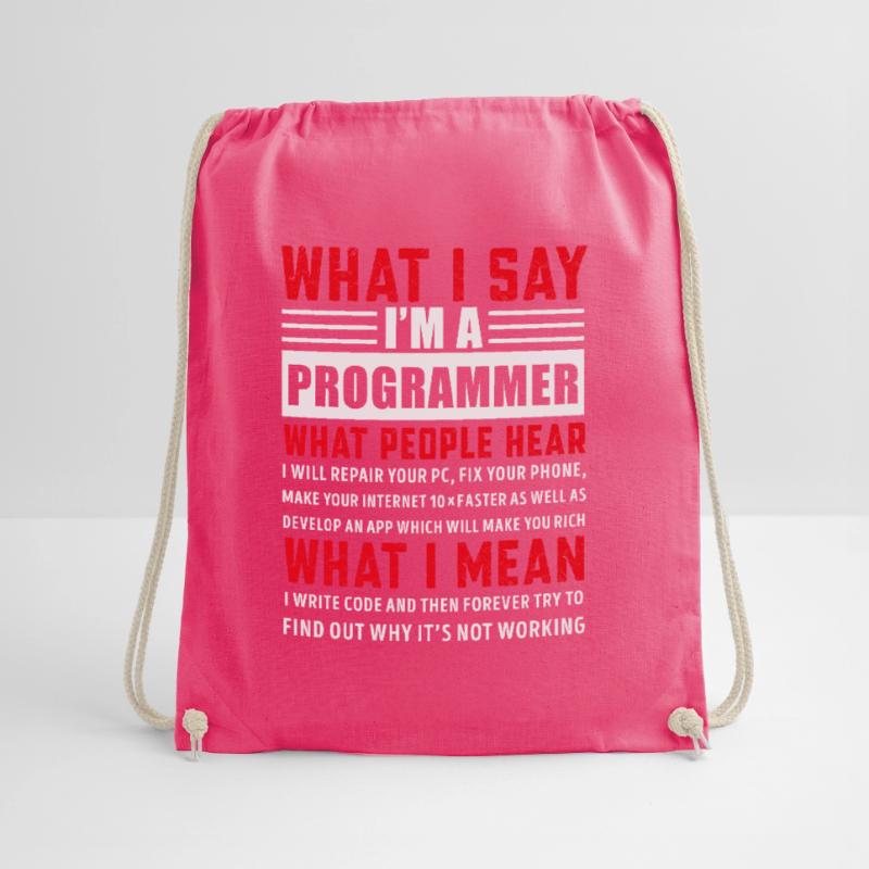 Drôle de programmation Coding Programmer Cadeau Sac de sport léger