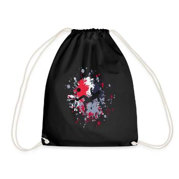 Ciseaux de football Kick Flash Kick Color Splash - Sac de sport léger - noir - Devant