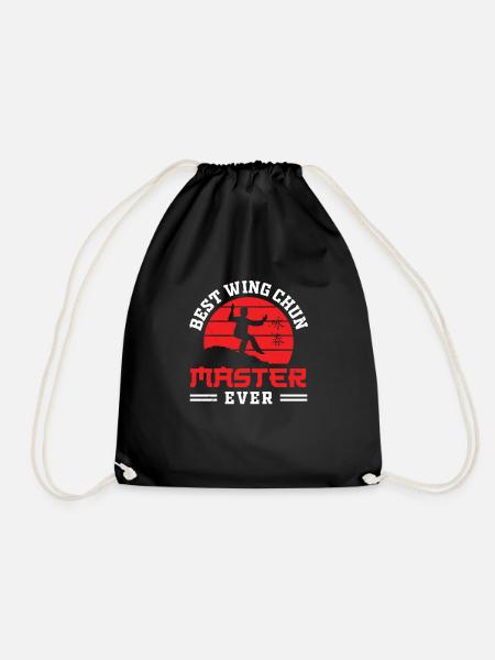 Wing Chun Bester Wing Chun Meister Ever - Turnbeutel - Schwarz