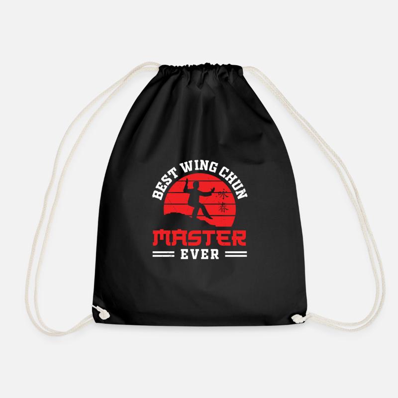 Wing Chun Bester Wing Chun Meister Ever - Turnbeutel - Schwarz