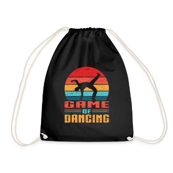 Game of Dancing Martial Arts Martial Arts | Capoeira - Drawstring Bag - black - Front