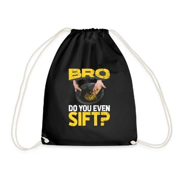 Gold Flooding Gold Mining - Drawstring Bag - black - Front