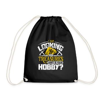 Gold Flooding Gold Mining - Drawstring Bag - black - Front