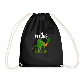 I'm Feeling Bullish CFD Forex Stock Crypto Trader - Turnbeutel - Schwarz - Vorne