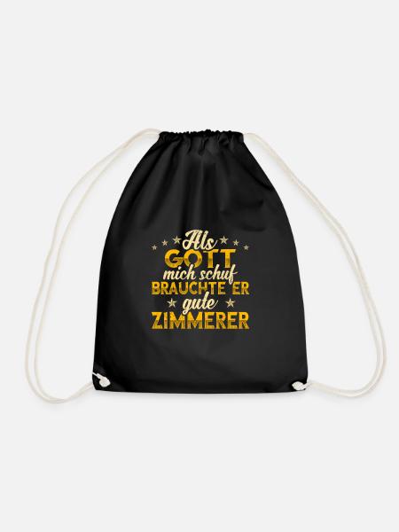 Zimmerer - Turnbeutel - Schwarz
