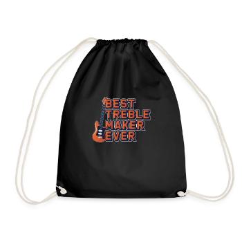 Jeu de jeu amusant pour guitariste électrique - Sac de sport léger - noir - Devant