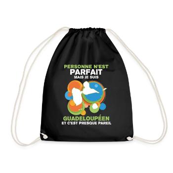 Humour Guadeloupe citation - Sac de sport léger - noir - Devant