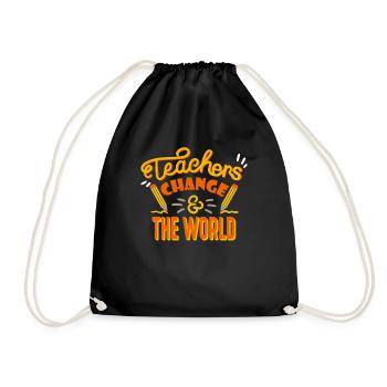 It Is Always A Full Glass of Water Chemistry - Drawstring Bag - black - Front