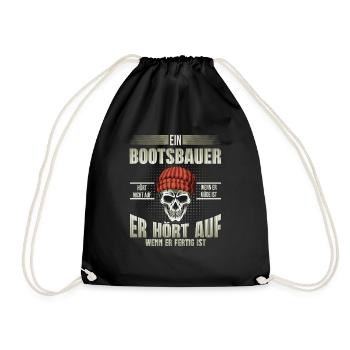 Bootsbauer Schiffsbauer - Turnbeutel - Schwarz - Vorne