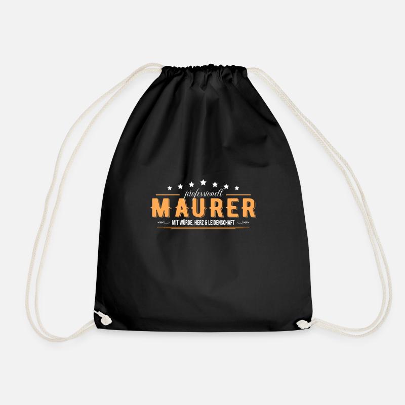 Maurer - Turnbeutel - Schwarz