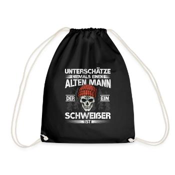 Schweißer - Turnbeutel - Schwarz - Vorne