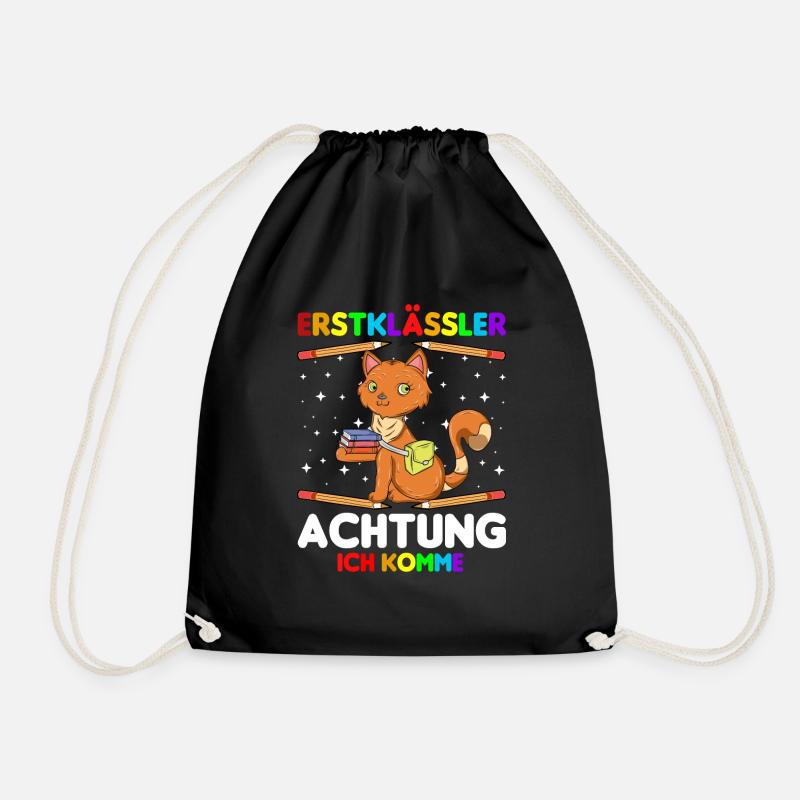 Erstklässler Achtung ich komme - Turnbeutel - Schwarz