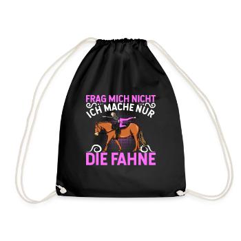 Voltigieren - Turnbeutel - Schwarz - Vorne