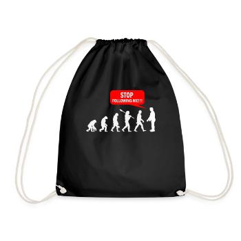 Écoutez-moi pour suivre la revue Australopithecines - Sac de sport léger - noir - Devant