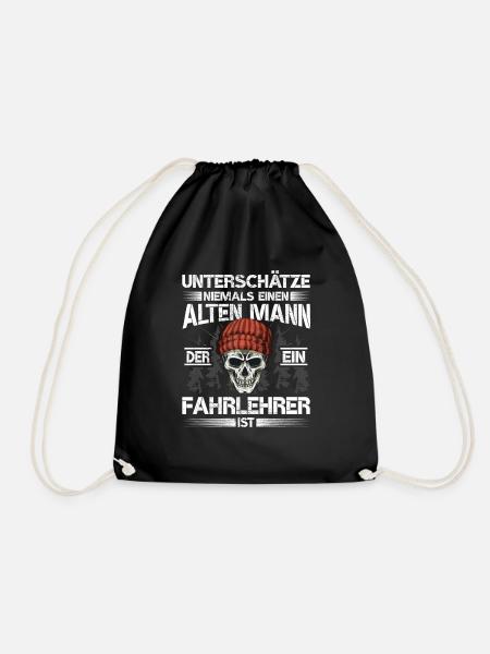 Fahrlehrer - Turnbeutel - Schwarz