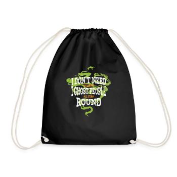 Je n’ai pas besoin d’Halloween - Sac de sport léger - noir - Devant