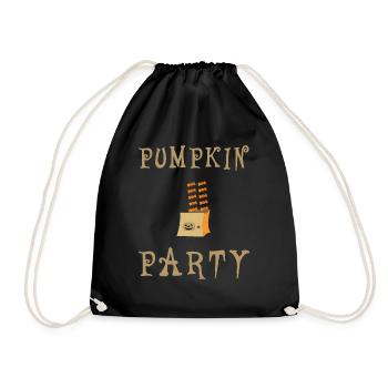 Halloween la fête des citrouilles - Sac de sport léger - noir - Devant