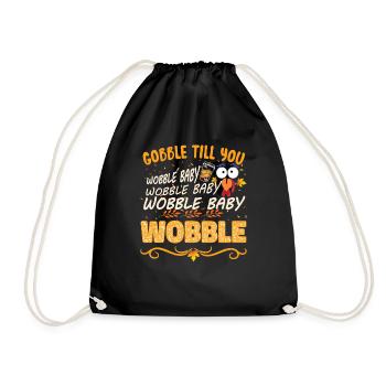 Verschlingen Sie, Bis Sie Wobble Baby Wobble - Turnbeutel - Schwarz - Vorne