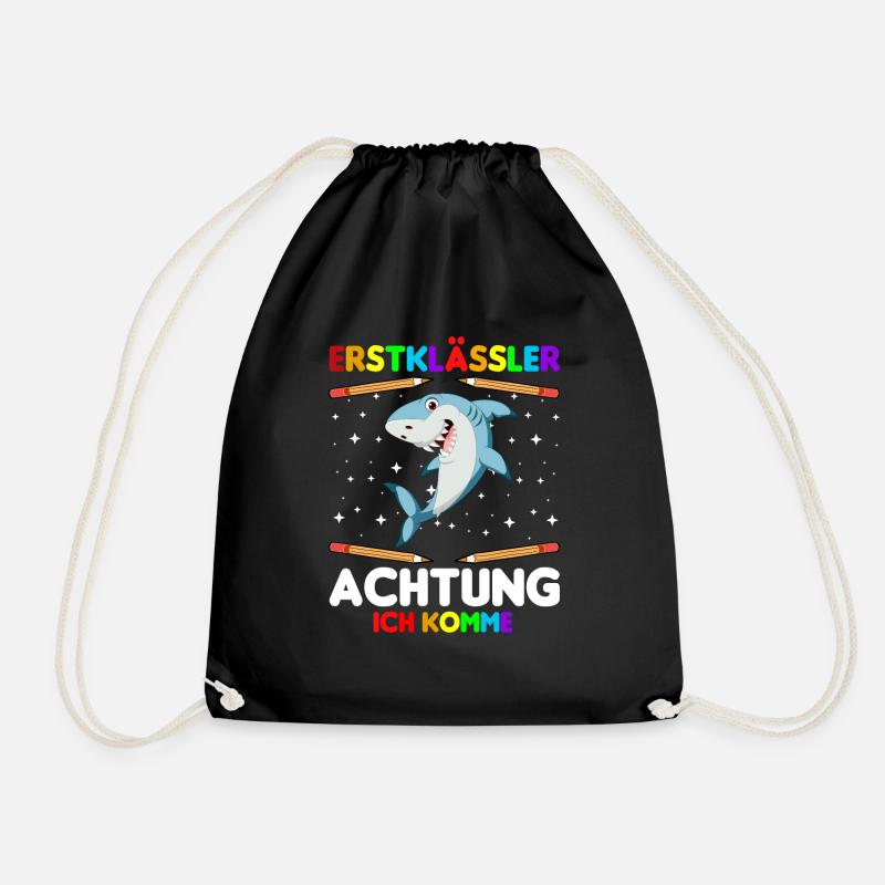 Erstklässler Achtung ich komme - Turnbeutel - Schwarz