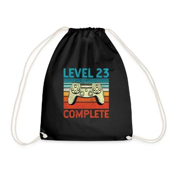 Niveau 23 Terminé - Sac de sport léger - noir - Devant