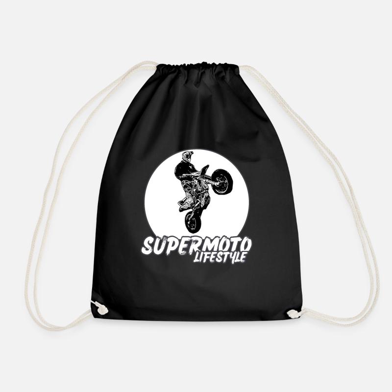 Supermotard / Supermotard / Supermotard Wheelie Bikers - Sac de sport léger - noir