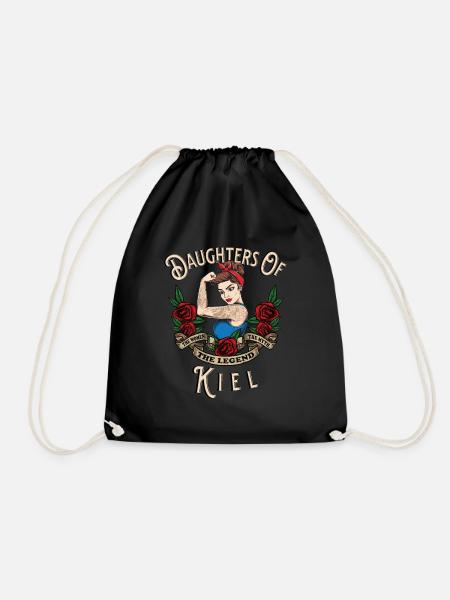 Kiel Frau Geschenk daughters of Kiel Frauen - Turnbeutel - Schwarz