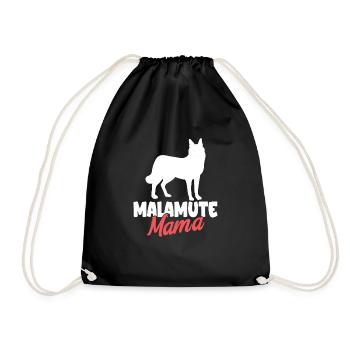 Alaska Malamute Chiens Cadeaux - Sac de sport léger - noir - Devant