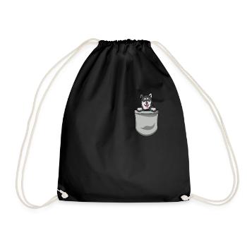 Alaska Malamute Chiens Cadeaux - Sac de sport léger - noir - Devant