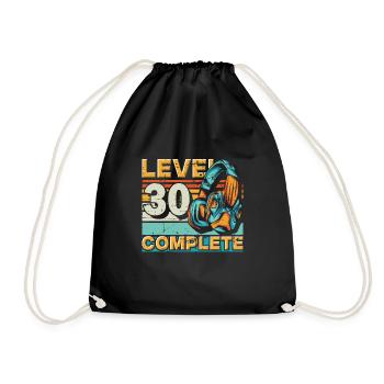 Gaming Birthday Level 30 Complete pour les joueurs. - Sac de sport léger - noir - Devant